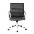 thumbnail image 6 of Boss Office Products Drummond Faux Leather Swivel Office Chair in Black, 6 of 9
