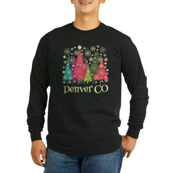 CafePress - Denver Colorado Long Sleeve Dark T Shirt - Long Sleeve Dark T-Shirt
