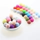 thumbnail image 5 of 50 cuentas sueltas de silicona para dentición de 10 mm, 12 mm y 15 mm, sin BPA, redondas, venta al por mayor, 5 of 5