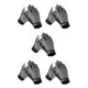 thumbnail image 3 of Soidarity 1 par de guantes de bicicleta pantalla táctil ciclismo protector de manos completo naranja Gris 5piezas Soidarity CBP222748, 3 of 6