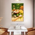 thumbnail image 3 of Elephant Stock Tropical Spa Wall Art - Vertical Multi Panel Canvas - Bathroom Wall Decor - Wellness Multi Panel - Green And Orange Decor - 32" x 50", 3 of 8