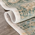 thumbnail image 6 of Well Woven Millie Tribal Mint Blue Medallion Area Rug 3x5 (3'11" x 5'7") Beige Modern Distressed Oriental Plush Super Soft Carpet, 6 of 9