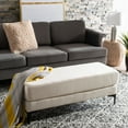 thumbnail image 2 of SAFAVIEH Elise Rectangular Bench Creme / Black, 2 of 10