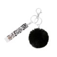thumbnail image 1 of facefd Key Chain Ring Plush Ball Hanging Buckle Portable Keychain Holder Backpack Wallet Bag Decoration Keyring Pendant for Girls Black, 1 of 9