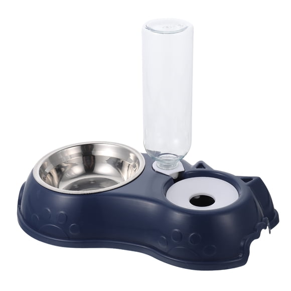 KAKOWELY 1 juego de comedero automático para mascotas, cuenco doble para agua y comida.