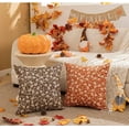 thumbnail image 4 of Fall Pillow Covers 18x18 Set of 2 Fall Decorative Rust Cute Vintage Floral Covers Decor Autumn Pillow Covers Thanksgiving Decoration for Home Couch CY-G18, 4 of 6