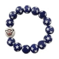 thumbnail image 2 of onlyliua Ofertas Del Día Liquidación Prime Canadá Decoraciones para El Día de La Independencia Pulsera con La Bandera Del Pentagrama Del Día de La Independencia, 2 of 4