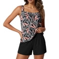 thumbnail image 2 of Two Piece Swimwear Tankini Top With High Waisted Swim Bottoms Comfortable Swim For Beach Pool, 2 of 5