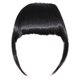 thumbnail image 2 of Pelucas con flequillo para mujer, peluca ondulada suelta, trenza, diadema, flequillo sintético, extensiones de cabello con flequillo térmico para mujer, un solo cepillo, 2 of 2