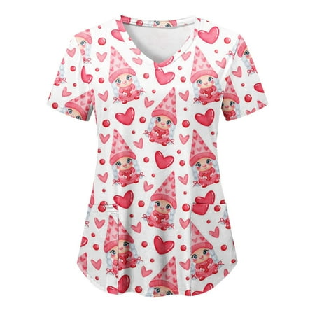 

Steady Women Short Sleeve V-neck Tops