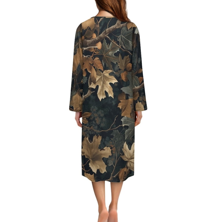 white christmas dresses The Christmas Tree Camo | Christmas Tree Print Wrap Dress main image 1