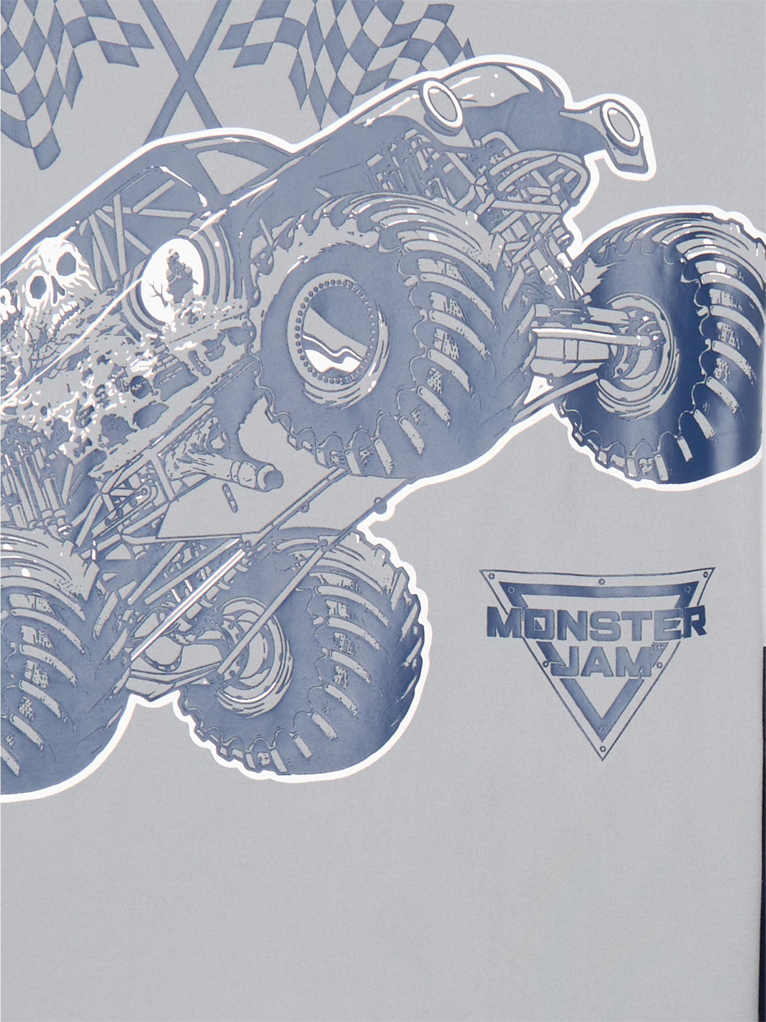Monster Jam Boys Graphic Active T-Shirt and Mesh Shorts Set, 2-Piece, Sizes 4-12