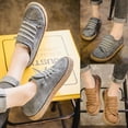 thumbnail image 2 of huanledash Women Casual Anti-skid Round Toe Low Top Platform Slip-on Shoes Walking Sneakers, 2 of 8