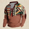 thumbnail image 5 of Mens Casual Manga Corta Botón Abajo Camisas V-Cuello Botones Casual Tops Moda Impresa para Hombres, 5 of 5
