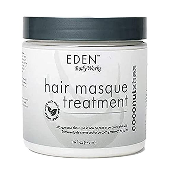 EDEN BodyWorks Coconut Shea Hair Masque 16 oz, 2 Pack