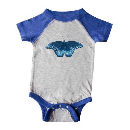 

Inktastic Beautiful Blue Butterfly Gift Baby Boy or Baby Girl Bodysuit