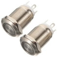 thumbnail image 4 of 2pcs Door Bell Ringer Button Self-resetting Button Led Light Doorbell Button, 4 of 8