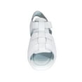 thumbnail image 2 of 24 HOUR COMFORT Pauline Wide Width Cushioned T-Strap Leather Sandals WHITE 8, 2 of 6