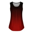thumbnail image 3 of Njoeus Womens Tank Tops Summer T Shirts Floral / Printed Pleated Sleeveless Tunic Blouse Shirt Casual Loose Flare Tank Top S-XXL, 3 of 7