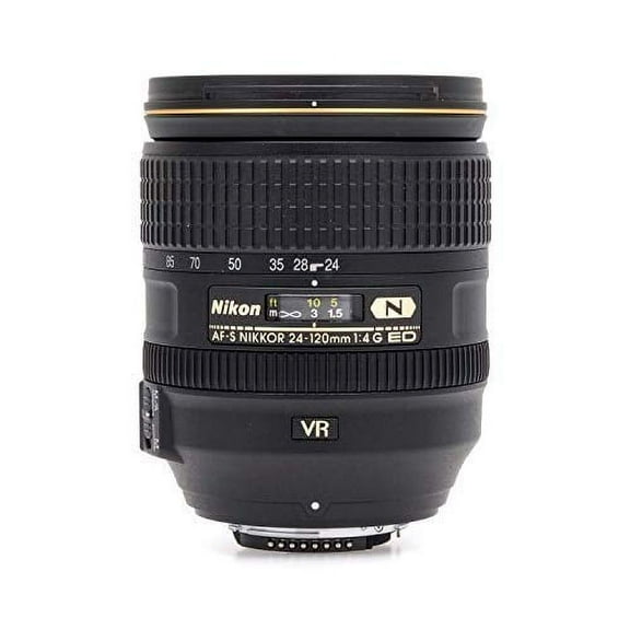 Nikon AF-S FX NIKKOR 24-120mm F/4G ED Vibration Reduction Zoom Lens with Auto Focus for Nikon DSLR Cameras International Version (No warranty)