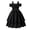 H02-Black, variant on Taybagh Girls Summer Dress Smocked Ruched A Line Swing Short Dress for Teens Holiday Clothes for Teens