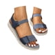 thumbnail image 2 of WILLBEST Sandalias Para Playa Mujer Sandalias Elegantes Para Mujer Para Uso Diario Informal Diseño De Tela Con Punta Abierta Y Cierre Para Salidas De Verano Combina Bien Con Jeans, 2 of 7