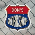 thumbnail image 4 of Don's Workshop 6 inch X 6 inch Shield Shaped Commercial Grade Plastic Sign Weather Resistant, UV Protected To last, Gift for Dads and Uncles Classic Americana Crafted in the USA, 4 of 6