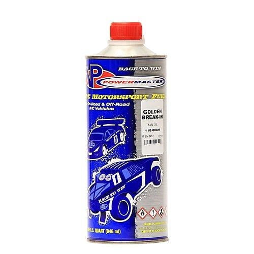 VP Racing 4496457 RC Car Golden Break-in Fuel 14% Oil - (12 Quarts)