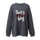 thumbnail image 2 of Gibobby Sudadera de mujer Sudaderas de Halloween para mujer playera casual de manga larga(Gris,CH), 2 of 4