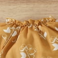 thumbnail image 5 of Gibobby Mameluco para niña Ropa de bebé recién nacido de manga larga +diadema 2 piezas otoño invierno mono trajes(Amarillo, 6-9 Meses), 5 of 5