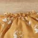 thumbnail image 5 of Gibobby Mameluco para niña Ropa de bebé recién nacido de manga larga +diadema 2 piezas otoño invierno mono trajes(Amarillo, 0-3 Meses), 5 of 5