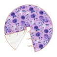 thumbnail image 3 of Bingfone Christmas Tree Skirt Mat Christmas Decoration Interior 36"-Violet, 3 of 8