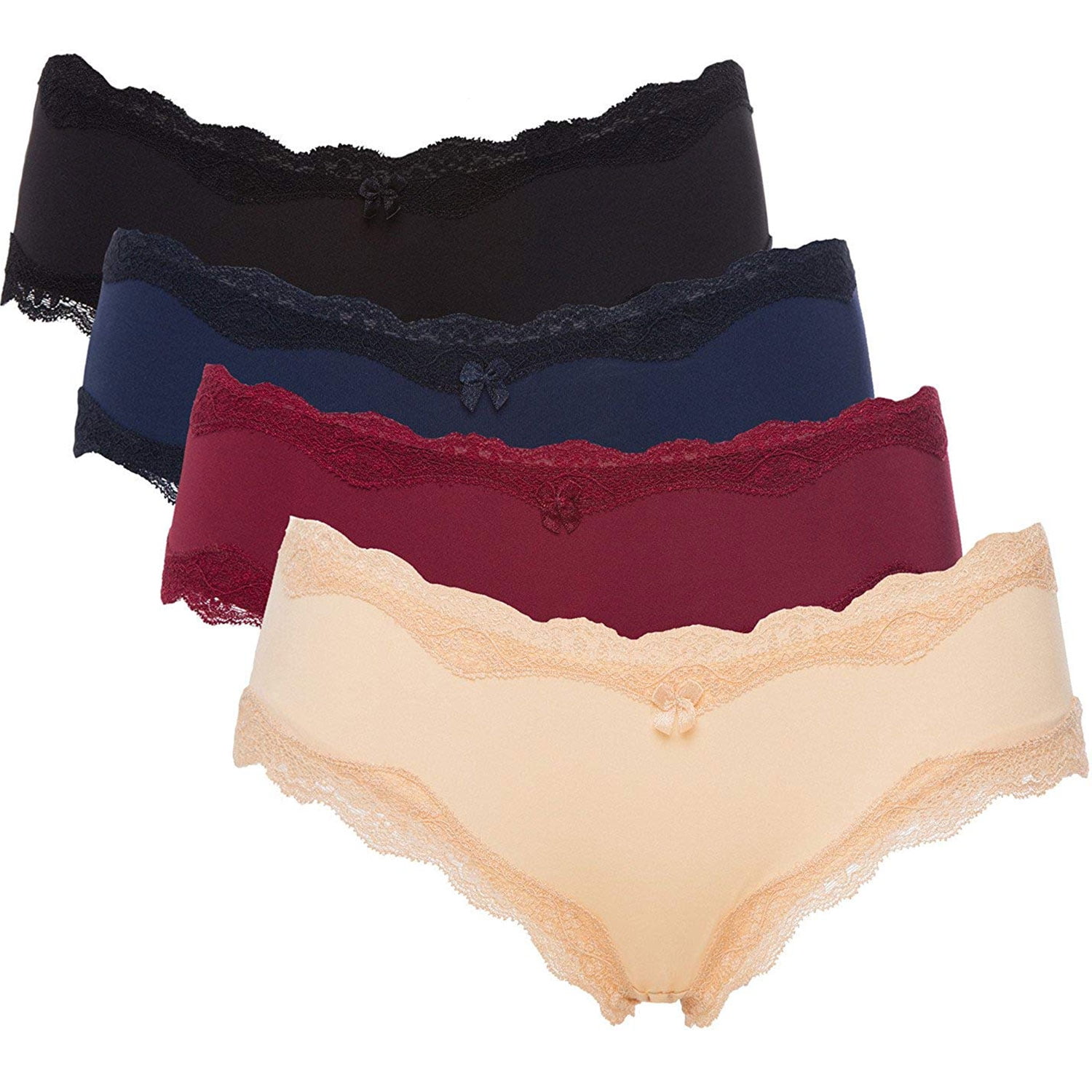 XUWU Womens Underwear Seamless Hipster Panties Soft Stretch Briefs
