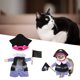 thumbnail image 5 of Disfraz De Pirata Para , Traje De Pirata Con Estampado De Dibujos Animados Bonitos A La Moda Para Mascotas, Perros Y Gatos, 5 of 7