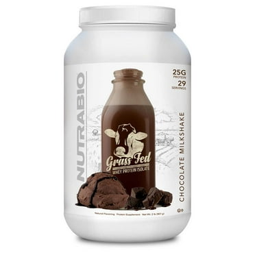 Grass Fed Whey Protein Isolate Chocolate Milkshake 29 Servings