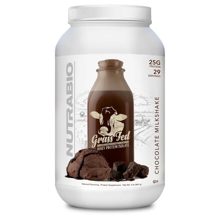 Grass Fed Whey Protein Isolate Chocolate Milkshake 29 Servings