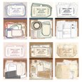 thumbnail image 2 of LCXmlly Collapsible Travel Bottle Clear Pocket Stickers Easy to Write Vintage Retro Decorative Labels, 2 of 6