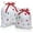 Red, variant on Gather & Knot Drawstring Christmas Gift Bags | 20" Large 16" Medium | Premium Canvas | Reusable Fabric Wrap for Holidays | Mix & Match | Holiday Love