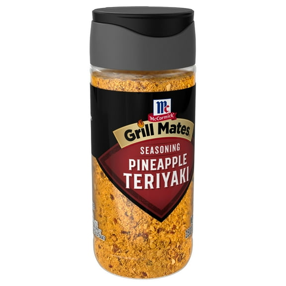 McCormick Grill Mates Seasoning, Pineapple Teriyaki, BSL1 Grilling Seasoning for Adding Savory-Sweet Teriyaki Flavor to Pork, Chicken, or Seafood, 3.5 oz