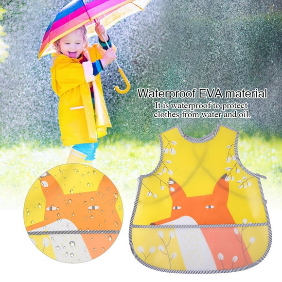 Babero De Chaleco Infantil Respetuoso Con El Medio Ambiente, Ropa De Bebé De Paños De Baba, Para Niños Pequeños Para Bebés
