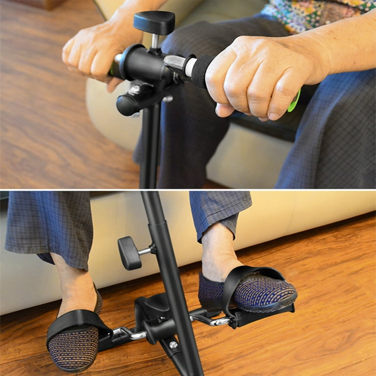 Limorve Elderly Pedal Exerciser Bike Hand Arm Leg and Knee Peddler Adjustable Fitness Equipment for Seniors Elderly Home Pedal Exercise Bike for Total Body Walmart