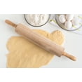 thumbnail image 4 of Fox Run Rolling Pin, Wood, 11.75-Inch Barrel, 4 of 4