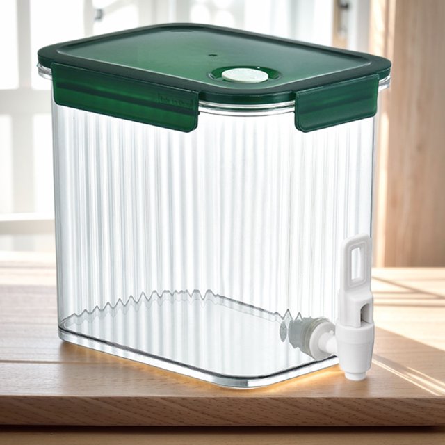 Dispensador de bebidas para frigorífico de 25/35 L dispensador de bebidas a prueba de fugas dispensador de limonada de gran capacidad para té helado limonada zumo y leche