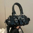 thumbnail image 3 of Women Bag Simple Crossbody Bag Top Handle Handbag PU1eatherShoulder Bag, 3 of 20