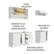 thumbnail image 4 of Cocina Integral Madesa Glamy 200 cm Blanco, 4 of 10