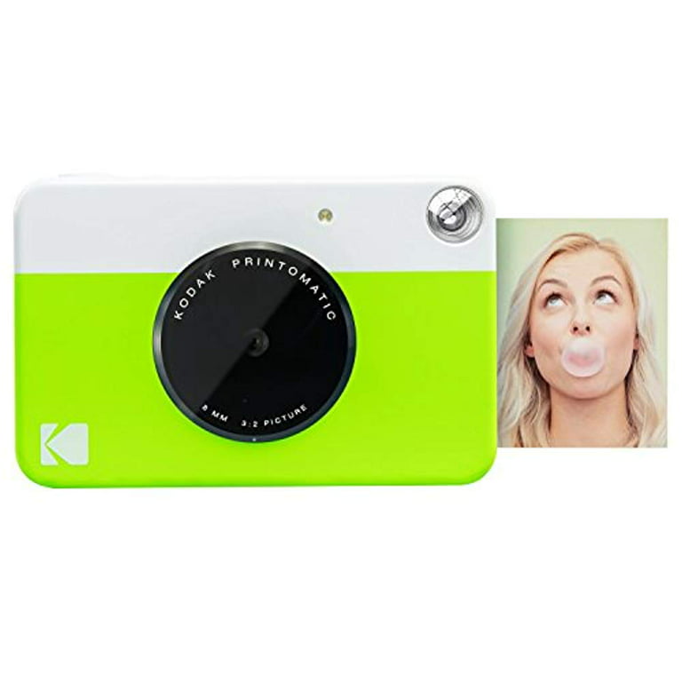 Kodak Printomatic Instant Camera Gift Bundle - Green - 10 requests