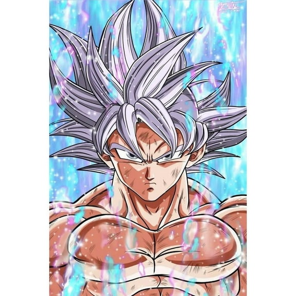 5D DIY Dragon Ball Diamond Painting Kit, Round Acrylic Diamond Artwork for Home Decoration, or Gift.