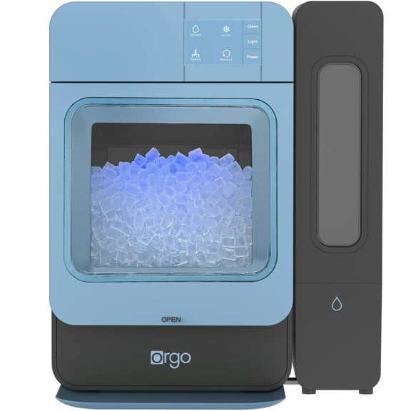 Orgo Products Sonic Countertop Ice Maker, Nugget Ice, 33lbs, Blue