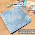 thumbnail image 3 of Photo Album 11.8x11.2 Inch Leather Cover Photo Book Scrapbooking Albums for Weddings Birthdays Anniversaries Delicate Snowflakes Patter, 3 of 9