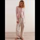 thumbnail image 5 of Cárdigan Corto de Punto Acanalado con Botones y Larga para Mujer, Estilo Y2K, Ajustado, Cuello Redondo, Camiseta para Salir de Otoño. Rosa XL, 5 of 7